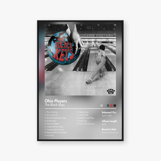 The Black Keys — Ohio Players Album Poster — Blur frame mockup