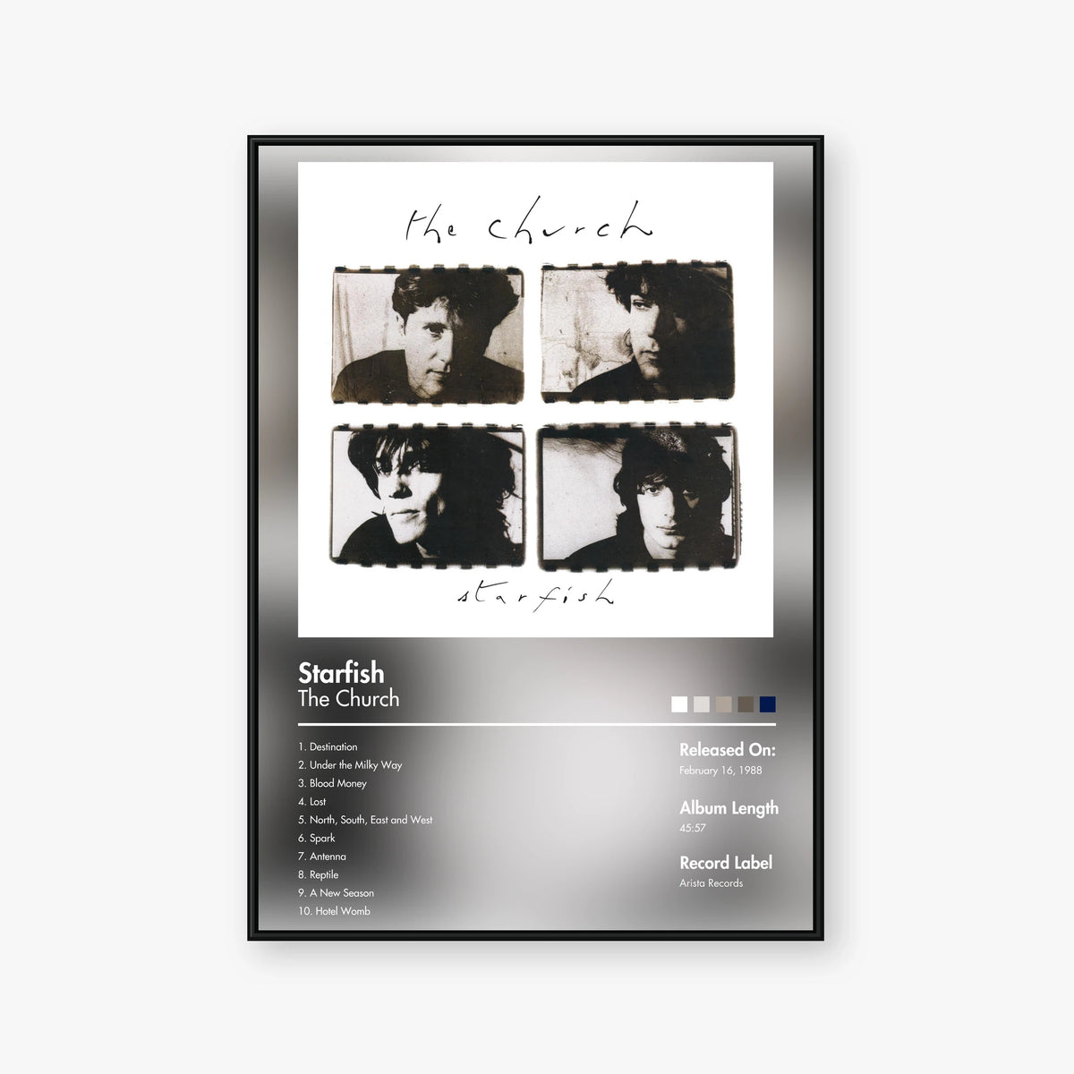 The Church — Starfish Album Poster — Blur frame mockup