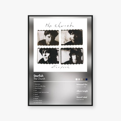 The Church — Starfish Album Poster — Blur frame mockup