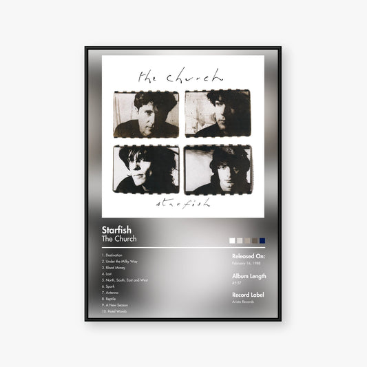 The Church — Starfish Album Poster — Blur frame mockup