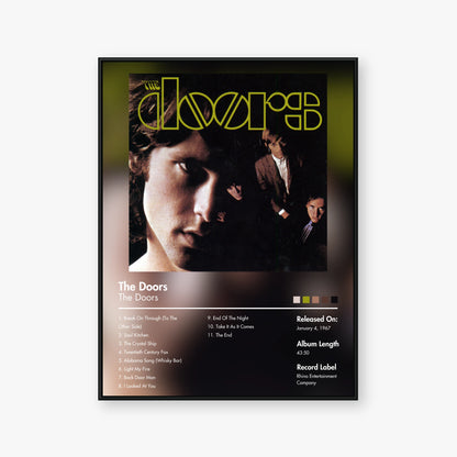 The Doors — The Doors Album Poster — Blur frame mockup