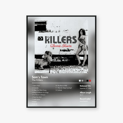 The Killers — Sam’s Town Album Poster — Blur frame mockup