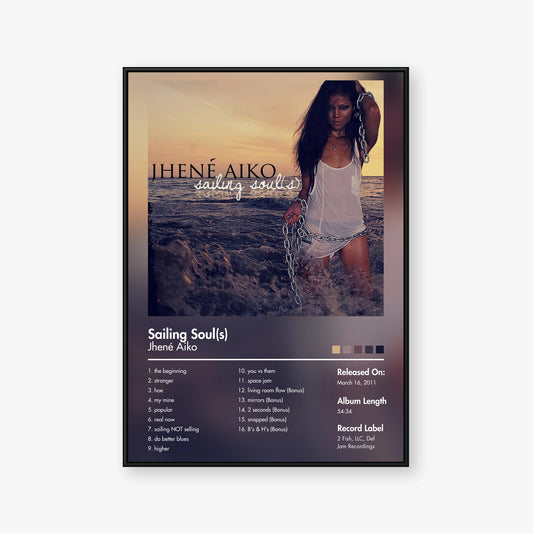 The Lad and The Others — Sailing Souls Album Poster — Blur frame mockup
