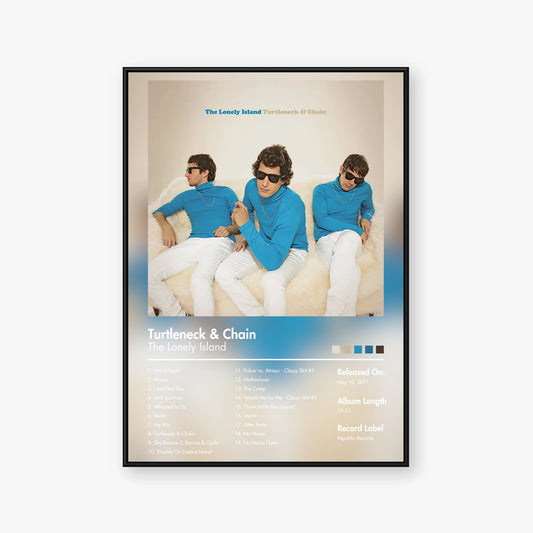 The Lonely Island — Turtleneck & Chain Album Poster — Blur frame mockup