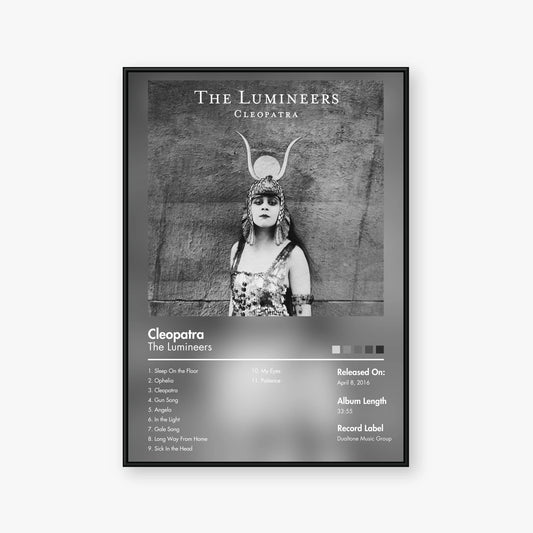 The Lumineers — Cleopatra Album Poster — Blur frame mockup