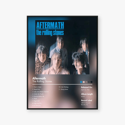 The Rolling Stones — Aftermath Album Poster — Blur frame mockup