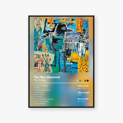 The Strokes — The New Abnormal Album Poster — Blur frame mockup