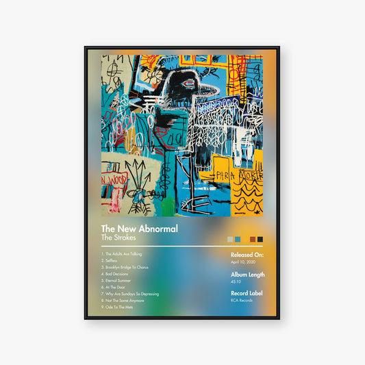 The Strokes — The New Abnormal Album Poster — Blur frame mockup