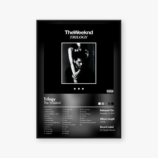 The Weeknd — Trilogy Album Poster — Blur frame mockup