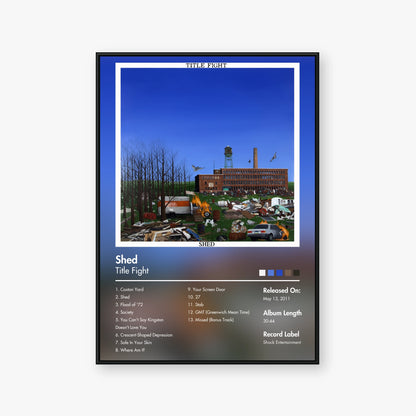Title Fight — Shed Album Poster — Blur frame mockup