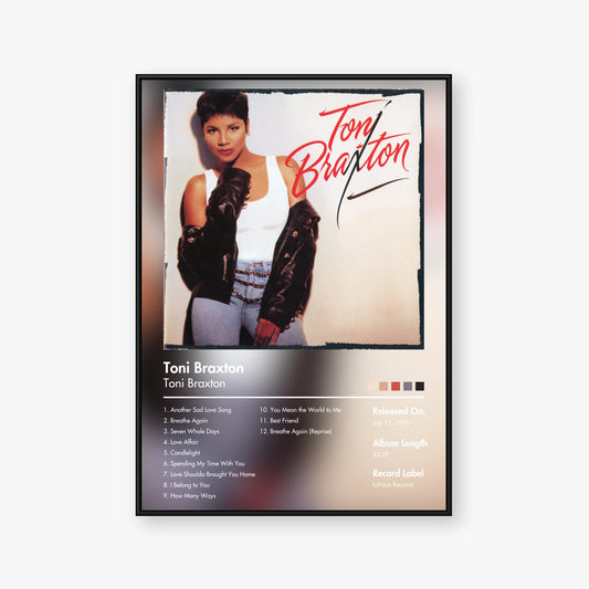 Toni Braxton — Toni Braxton Album Poster — Blur frame mockup