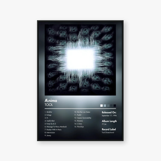 Tool — Ænima Album Poster — Blur frame mockup