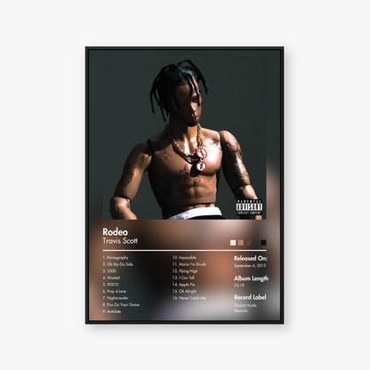 Travis Scott — Rodeo Album Poster — Blur frame mockup