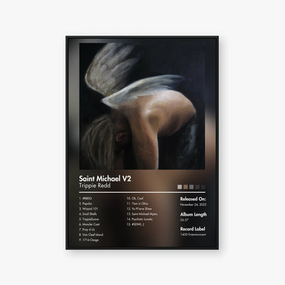 Trippie Redd — Saint Michael V2 Album Poster — Blur frame mockup