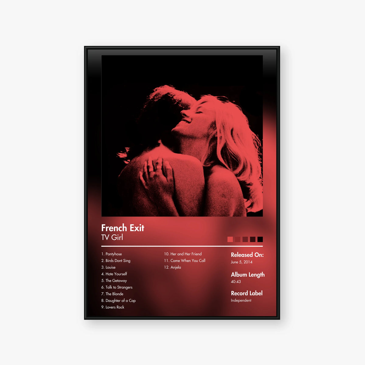 TV Girl — French Exit Album Poster — Blur frame mockup