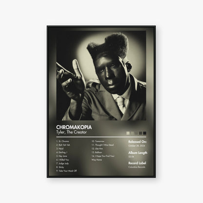 Tyler, The Creator — CHROMAKOPIA Album Poster — Blur frame mockup