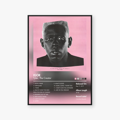 Tyler, The Creator — IGOR Album Poster — Blur frame mockup