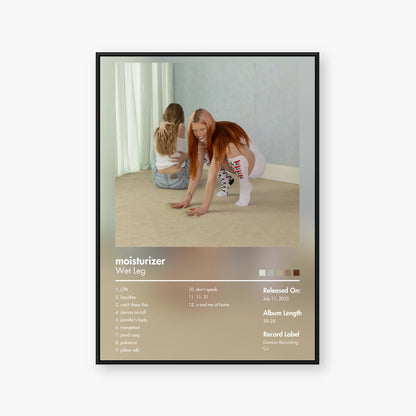 Wet Leg — moisturizer Album Poster — Blur frame mockup