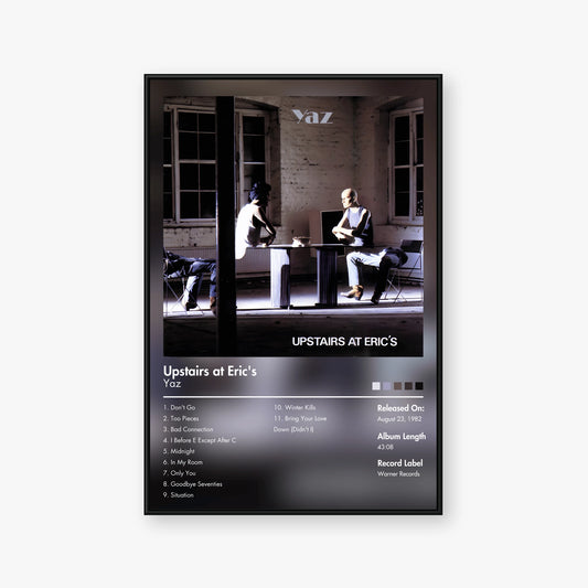 Yaz — Upstairs at Eric's Album Poster — Blur frame mockup