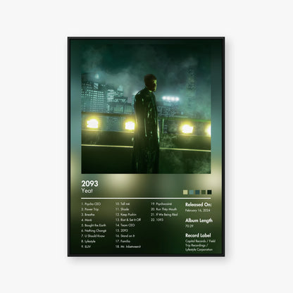 Yeat — 2093 Album Poster — Blur frame mockup