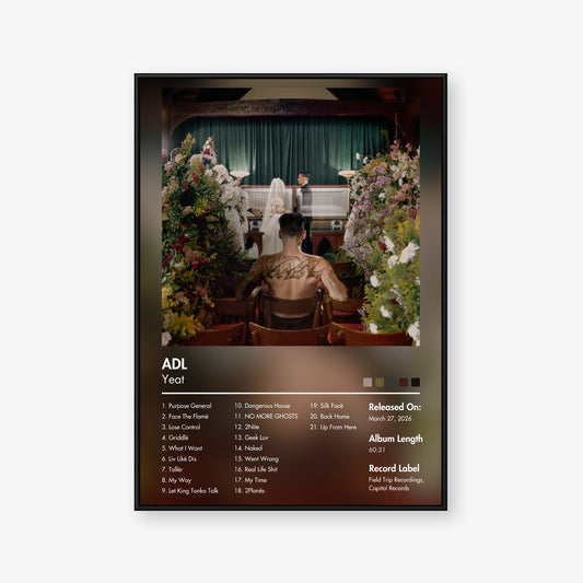 Yeat — ADL Album Poster — Blur frame mockup