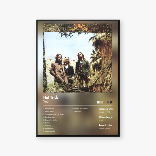 Yeat — Hat Trick Album Poster — Blur frame mockup