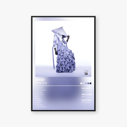 Young Thug — JEFFERY Album Poster — Blur frame mockup