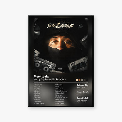 YoungBoy Never Broke Again — More Leaks Album Poster — Blur frame mockup