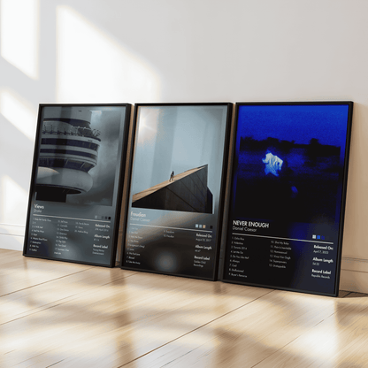 Choose Your Own Set of 3 Custom Album Posters