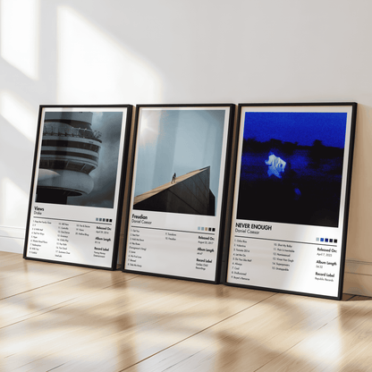 Choose Your Own Set of 3 Custom Album Posters