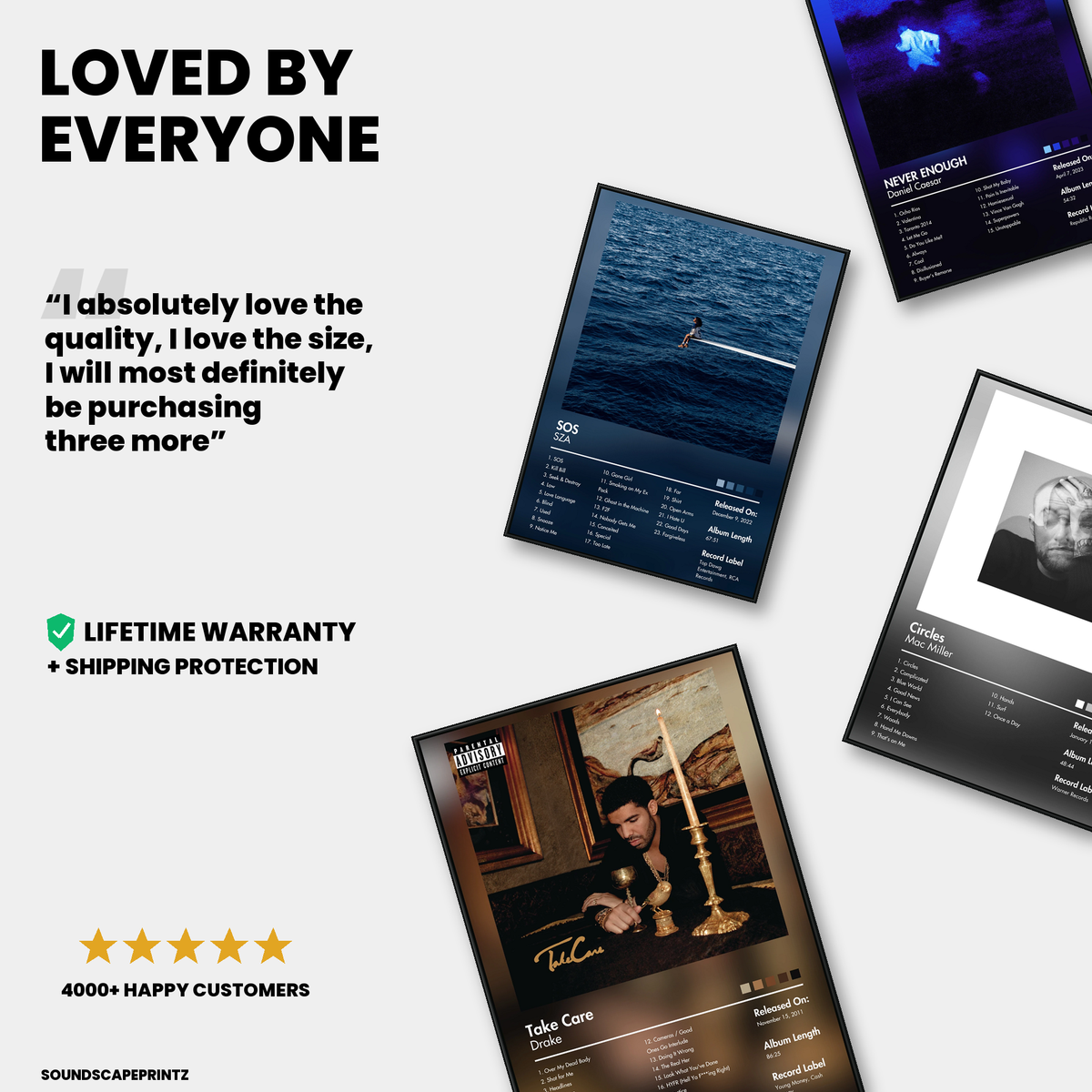 Customer review: loved by over 4000 happy customers