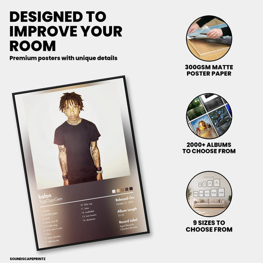 Sonerien Du — Kalon Album Poster — premium poster features