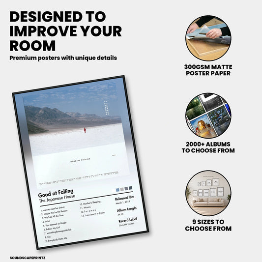 The Japanese House — Good at Falling Album Poster — premium poster features