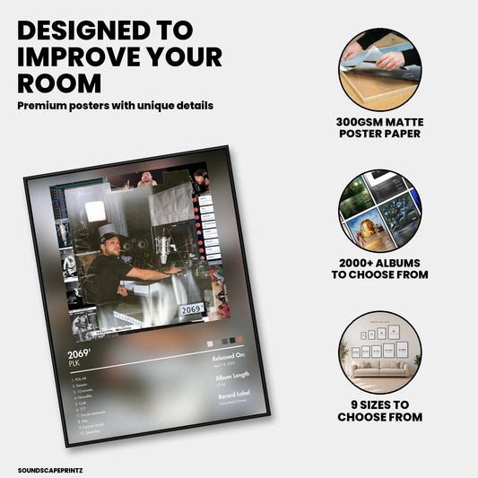 PLK — 2069' Album Poster — premium poster features