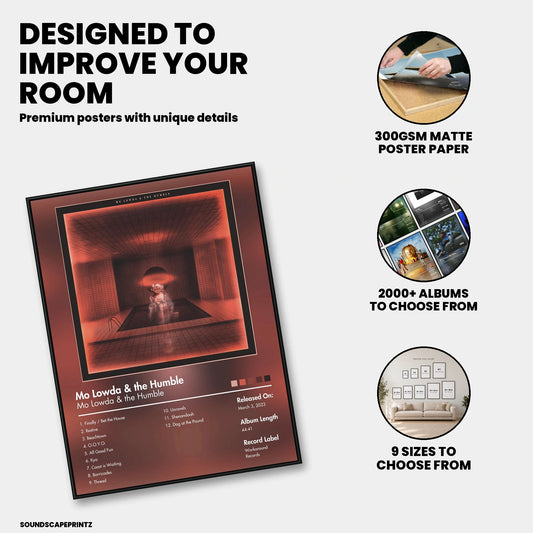 Mo Lowda & the Humble — Mo Lowda & the Humble Album Poster — premium poster features