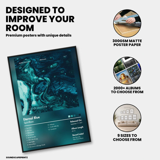 Spiritbox — Eternal Blue Album Poster — premium poster features