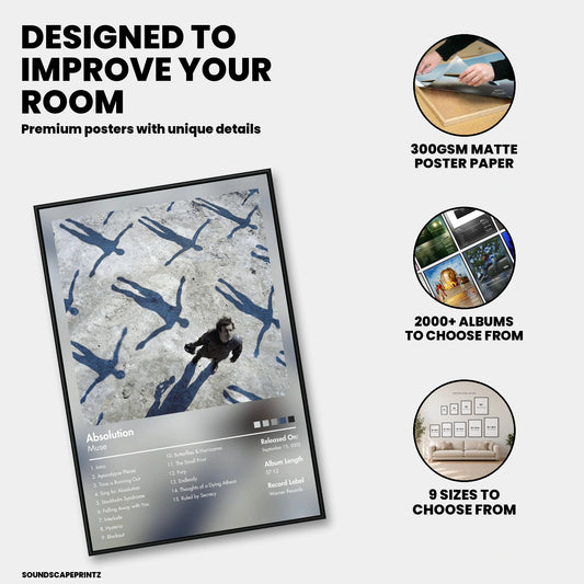 Muse — Absolution Album Poster — premium poster features