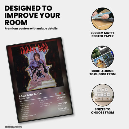 Trippie Redd — A Love Letter to You Album Poster — premium poster features