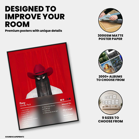 Orville Peck — Pony Album Poster — premium poster features