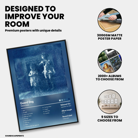 Searows — Guard Dog Album Poster — premium poster features